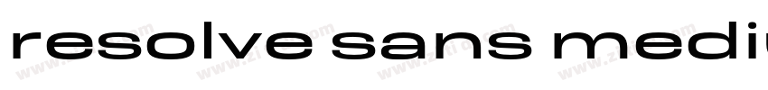 resolve sans medium字体转换